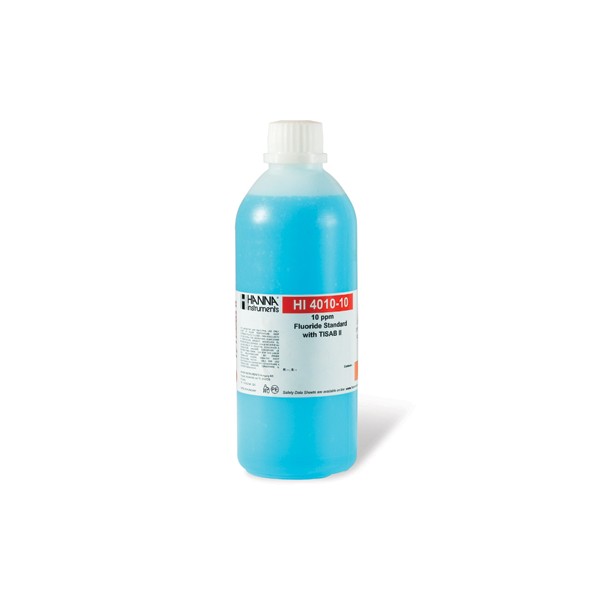 Solución estándar Fluoruros 10 mg/L con TISAB II, 500 ml