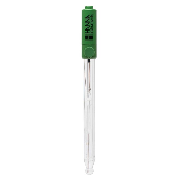 Electrodo pH cuerpo vidrio, usos generales, conector de rosca