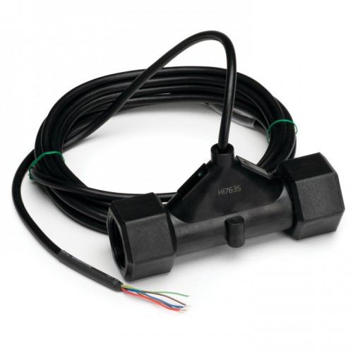 Sonda CE para tubería, cuerpo plástico, sensor temp. NTC, 5 bar, 4m cable con hilos de color